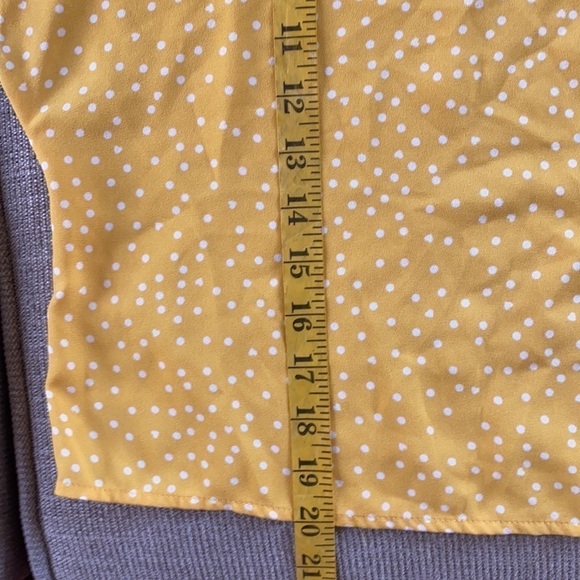 BP yellow blouse Size M New without tags - Picture 8 of 8